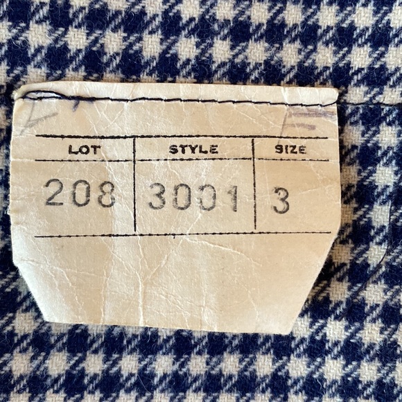 Vintage Wool Pea Coat, Size 3T - Picture 6 of 9